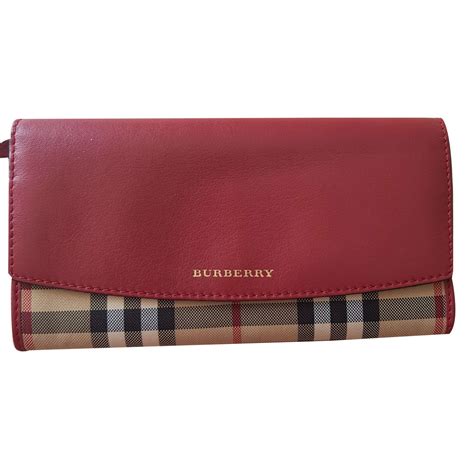 red burberry purses|authentic burberry wallet sale.